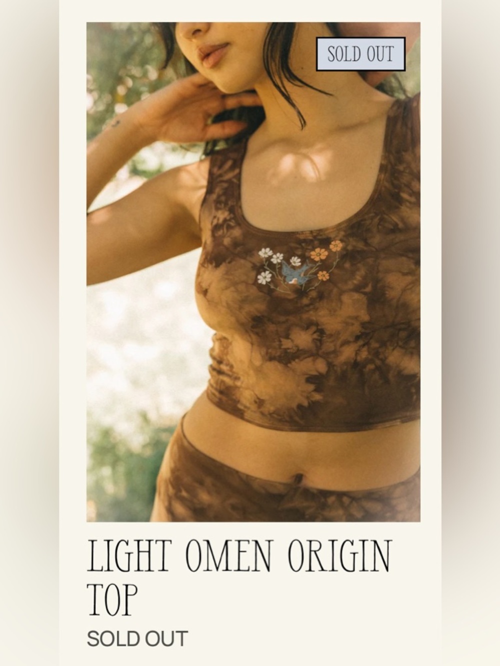 Purusha People NIB Light Omen Origin Top